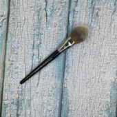 1 bucată perie mare cu pudră liberă în formă de piersică, fard de obraz profesional, instrument de machiaj pentru fond de ten lichid mixt