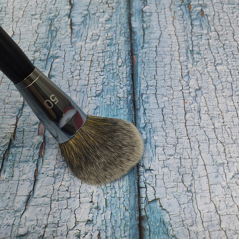 1 bucată perie mare cu pudră liberă în formă de piersică, fard de obraz profesional, instrument de machiaj pentru fond de ten lichid mixt