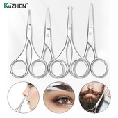 Manichiură Tunderea feței Îngrijire modelare Instrumente mici pentru unghii din oțel inoxidabil Sprâncene Nas Foarfece pentru tăiere Machiaj Instrument de frumusețe