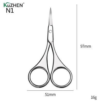 Manichiură Tunderea feței Îngrijire modelare Instrumente mici pentru unghii din oțel inoxidabil Sprâncene Nas Foarfece pentru tăiere Machiaj Instrument de frumusețe