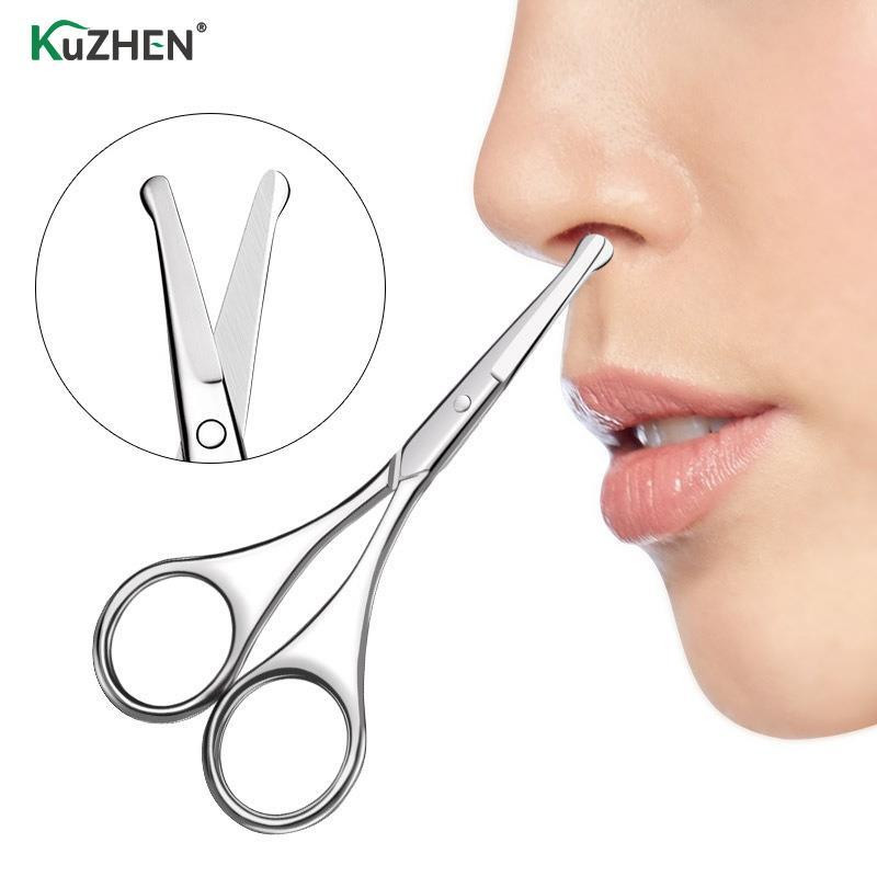 Manichiură Tunderea feței Îngrijire modelare Instrumente mici pentru unghii din oțel inoxidabil Sprâncene Nas Foarfece pentru tăiere Machiaj Instrument de frumusețe