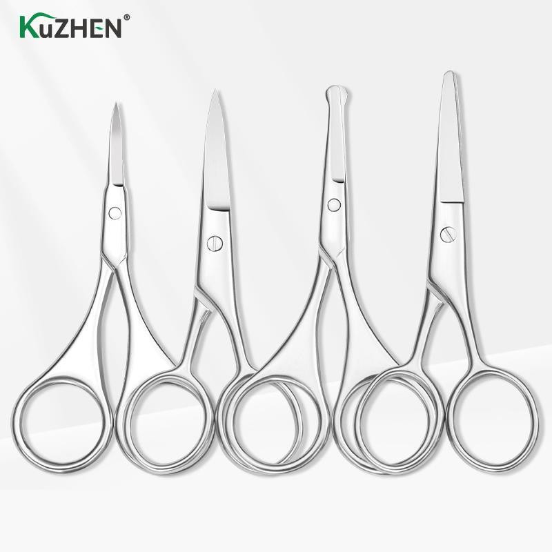 Manichiură Tunderea feței Îngrijire modelare Instrumente mici pentru unghii din oțel inoxidabil Sprâncene Nas Foarfece pentru tăiere Machiaj Instrument de frumusețe