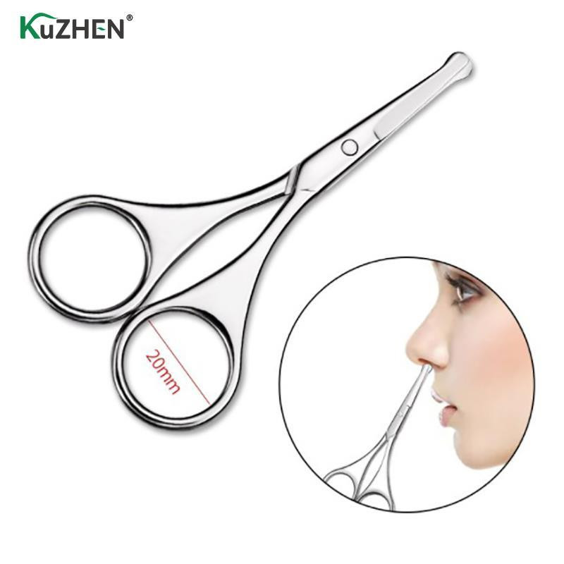Manichiură Tunderea feței Îngrijire modelare Instrumente mici pentru unghii din oțel inoxidabil Sprâncene Nas Foarfece pentru tăiere Machiaj Instrument de frumusețe