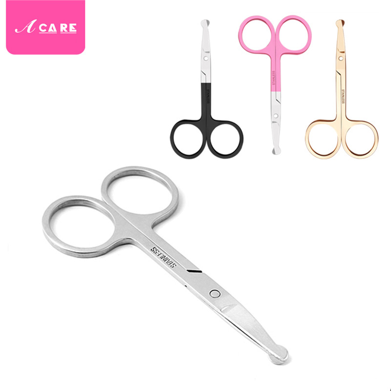 ACARE din inoxidabil sprancene nas foarfece pentru tăiere manichiură tunderea feței pensetă machiaj instrument de frumusețe