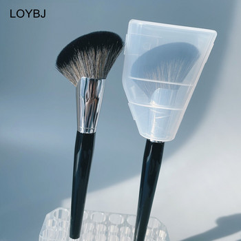LOYBJ 72# Fan Contour Brush Professional Face Blush Highlight Bronzer Contour Powder Brush Μαλακές συνθετικές βούρτσες γλυπτικής μαλλιών