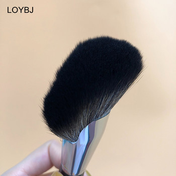 LOYBJ 72# Fan Contour Brush Професионален руж за лице Highlight Bronzer Contour Powder Brush Меки синтетични четки за скулптуриране на коса