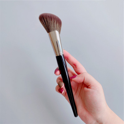 LOYBJ 72# Perie pentru contur ventilator, fard de obraz profesional, perie pentru pudră pentru contur, bronzant, perie moale pentru sculptarea părului sintetic