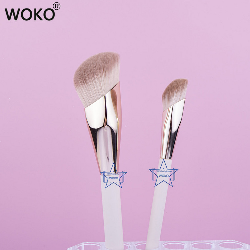 Új Rare-Selena Sminkefék Puha Szintetikus Haj Ujj Has Alapozó Pirosító Korrektor Ecset Kozmetika Beauty Make Up Tool