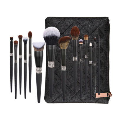 LOYBJ 10db gyémánt sminkecset szett Kozmetika Blending Tool Púder Alapozó Pirosító Highlight Eyeshadow Szemöldök Szempillakefe