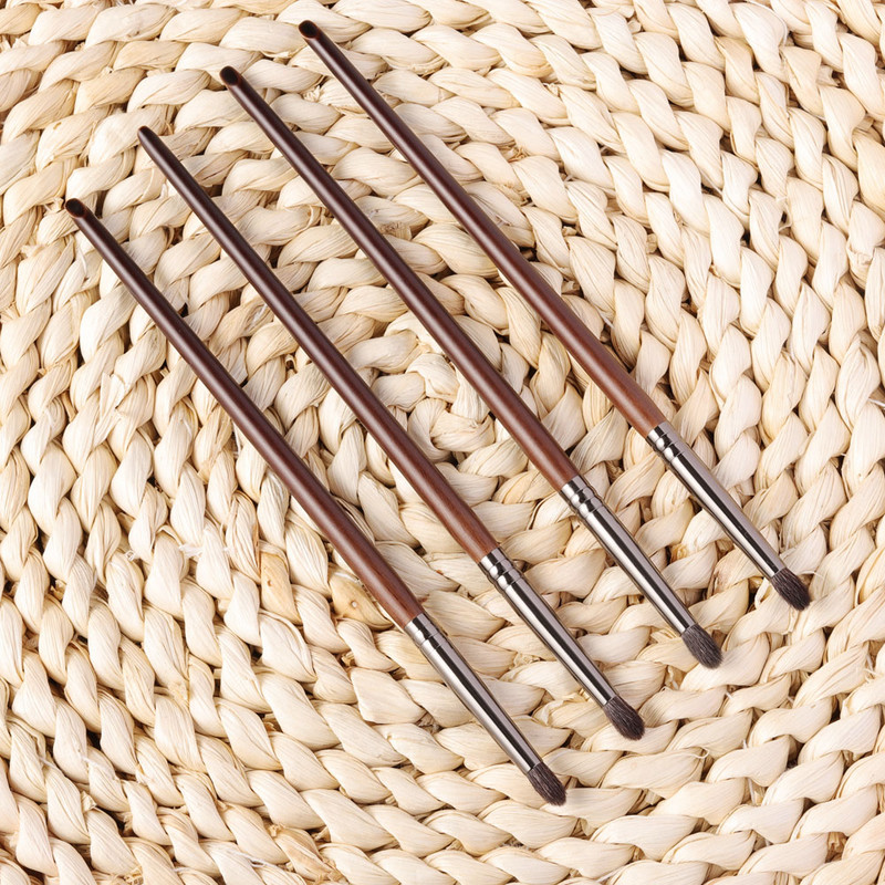 OVW Păr de capră Perie de umbrire mică de precizie creion natural Creion 1 buc Pensule de machiaj pentru detalii Instrumente kist' dlya teney