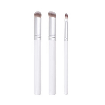 Set de pensule de machiaj pentru corector alb LOYBJ, fond de ten cu pudră cosmetică profesională, perie portabilă pentru corector pentru detaliu pentru față cu cutie