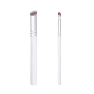 Set de pensule de machiaj pentru corector alb LOYBJ, fond de ten cu pudră cosmetică profesională, perie portabilă pentru corector pentru detaliu pentru față cu cutie