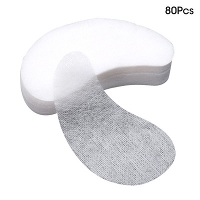 80 buc Tehnologie de mătase de unică folosință pentru mască cosmetică pentru ochi, foaie de hârtie, instrumente ultra-subțiri pentru salonul de frumusețe pentru îngrijirea ochilor