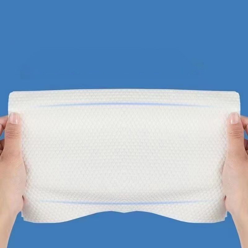 100 lehte ühekordselt kasutatavad näorätikud puhastav puuvillane kude, pehme paksendatud kuiv salvrätik korduvkasutatavad meigieemaldusrätikud nahahoolduseks