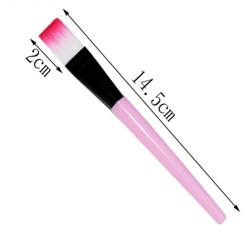 10 buc Perie pentru masca faciala Perie de machiaj Ochi Fata Masti pentru ingrijirea pielii Aplicator Cosmetice Masca Perie Instrumente Maner transparent