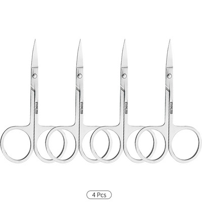 Foarfecă pentru sprâncene Trimmer pentru sprâncene Gene pentru nas Foarfecă pentru păr din oțel inoxidabil Foarfecă pentru manichiură Cutter Machiaj unghii