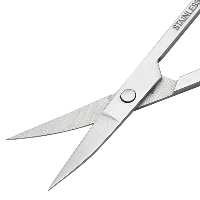 Foarfecă pentru sprâncene Trimmer pentru sprâncene Gene pentru nas Foarfecă pentru păr din oțel inoxidabil Foarfecă pentru manichiură Cutter Machiaj unghii