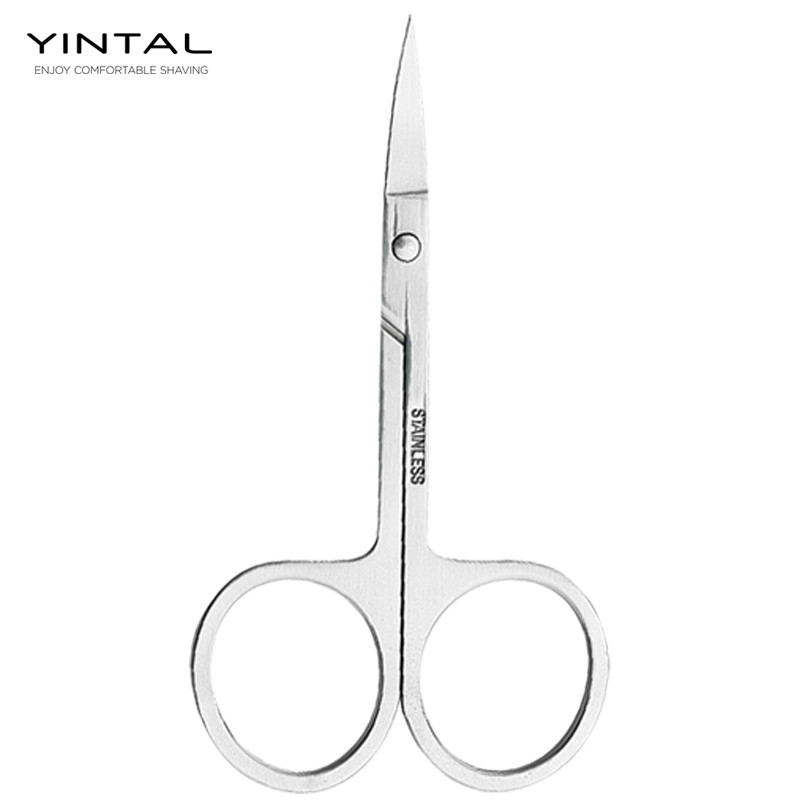 Foarfecă pentru sprâncene Trimmer pentru sprâncene Gene pentru nas Foarfecă pentru păr din oțel inoxidabil Foarfecă pentru manichiură Cutter Machiaj unghii