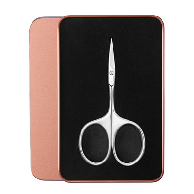 D2TA din oțel inoxidabil foarfece de machiaj portabil nas păr sprancene gene tunder fața pensetă