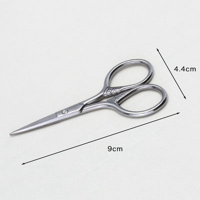 1 buc foarfece pentru păr barba mustață bărbați femei foarfece pentru păr facial din oțel inoxidabil foarfece pentru manichiură trimmer barbă instrumente de frumusețe