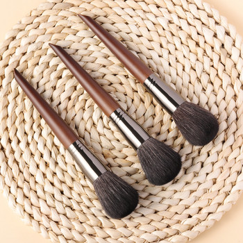 OVW 1PC Goat Hair Powder Brush Overall Setting Complete Professional Natural Powder Concealer Contour Blending Brush Makeup