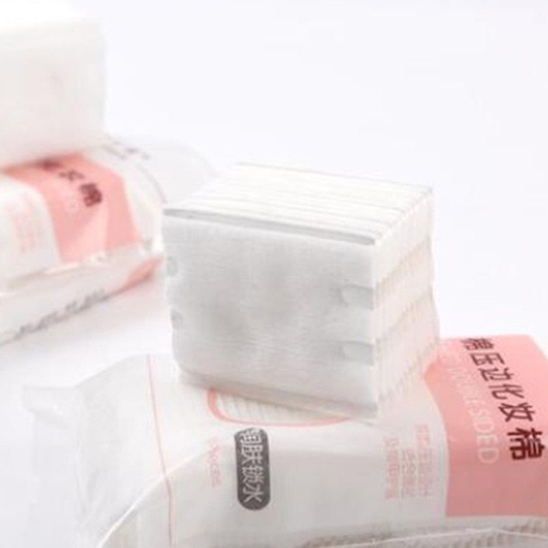 50 buc/pachet Tampoane faciale din bumbac organic Curățarea feței Dispozitiv pentru îndepărtarea ojei pentru țesut cosmetic Machiaj Frumusețe Instrumente de îngrijire a pielii