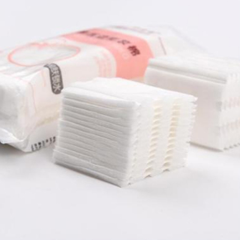 50 buc/pachet Tampoane faciale din bumbac organic Curățarea feței Dispozitiv pentru îndepărtarea ojei pentru țesut cosmetic Machiaj Frumusețe Instrumente de îngrijire a pielii