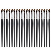 10/20/50/100 vnt Blade Eyeliner Brush Itin plonas smulkaus kampo plokščias antakių šepetėlis po akimis Padėkite makiažo šepetėlį