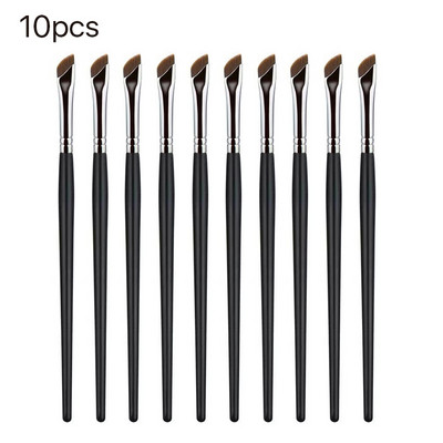 10/20/50/100 vnt Blade Eyeliner Brush Itin plonas smulkaus kampo plokščias antakių šepetėlis po akimis Padėkite makiažo šepetėlį