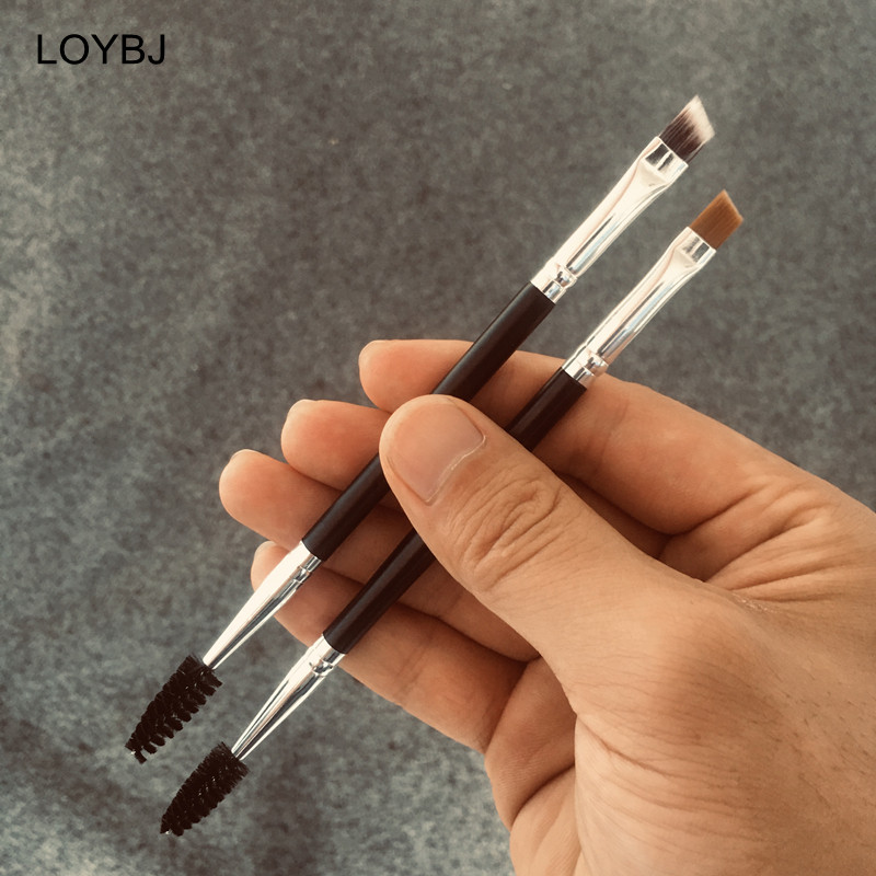 LOYBJ 5/10/20/50 vnt Antakių šepetėlis Dvi galvutė Antakių šukos Blakstienų Kosmetika Makiažo šepetėliai Profesionalūs antakiai Grožio įrankiai