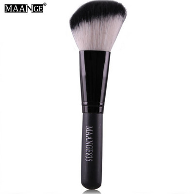MAANGE 1 db kerek, szögletes felső sminkecset Power Foundation arcpirosító korrektor kontúrkeverő Highlight Cheek Brush Beauty Tool
