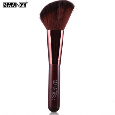 MAANGE 1 db kerek, szögletes felső sminkecset Power Foundation arcpirosító korrektor kontúrkeverő Highlight Cheek Brush Beauty Tool