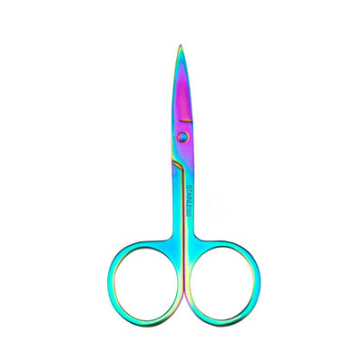 Foarfece din oțel inoxidabil Frumusețea genelor Instrument de frumusețe pentru tăierea sprâncenelor Aur roz/Negru Multicolor Mic Ușor de utilizat