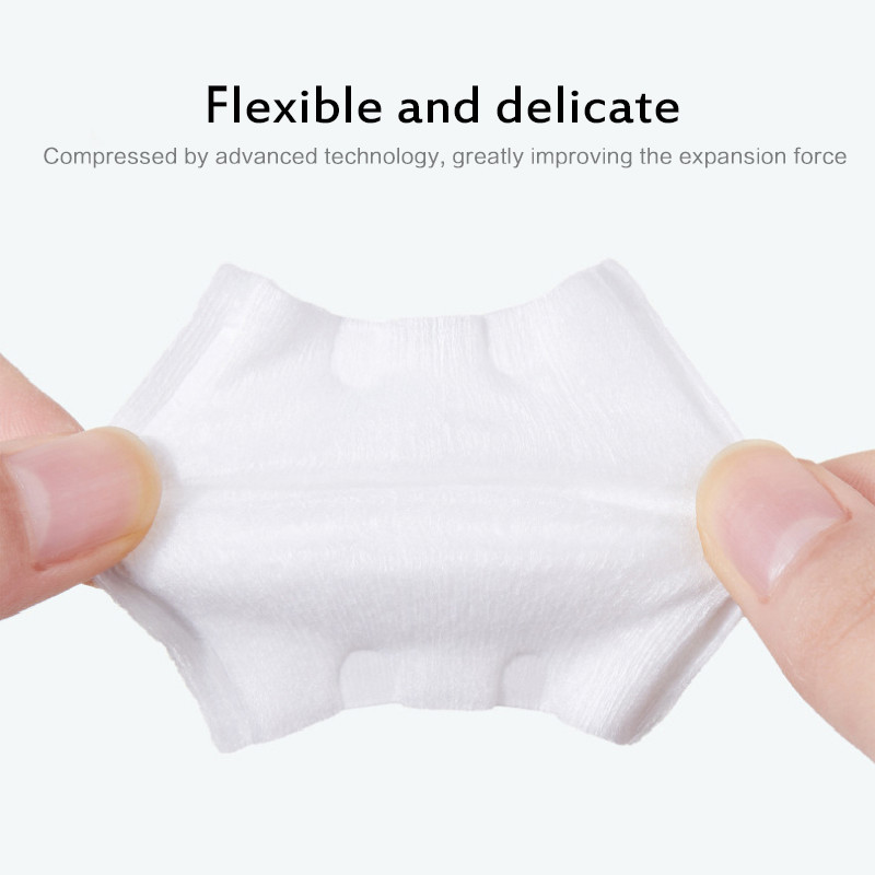 50/100/230 buc Tampoane demachiante cu 3 straturi de bumbac Demachiant facial de bumbac Îngrijirea tenului facial Tampoane de alăptare Curăţarea pielii