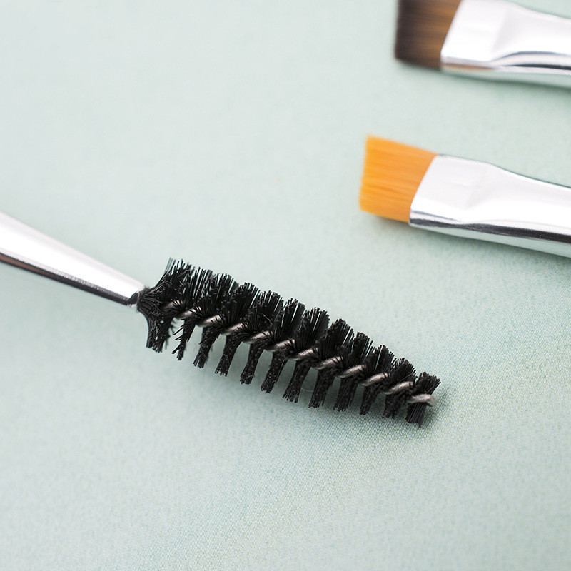 Szemöldök smink ecset Koreai szem kozmetika kiegészítők szemhéjfesték Szemceruza Szempilla ferde Szemöldökecsetek Professzionális szépségápolási eszközök