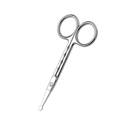 1PC Ножица за вежди Тример за вежди Мигли за вежди Ножица за коса в носа Ножица за маникюр от неръждаема стомана Резачка за нокти Грим