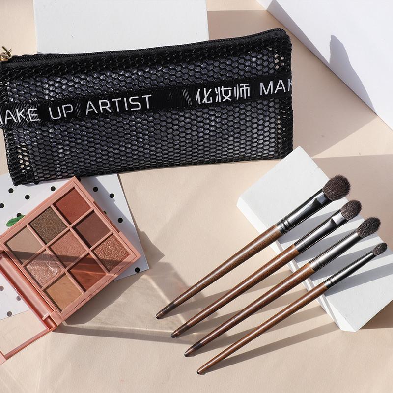 OVW 4db Smink ecset kozmetika Eszköz Púder Szemhéjfesték Keverés Beauty Smink Ecset Szettek Maquiagem