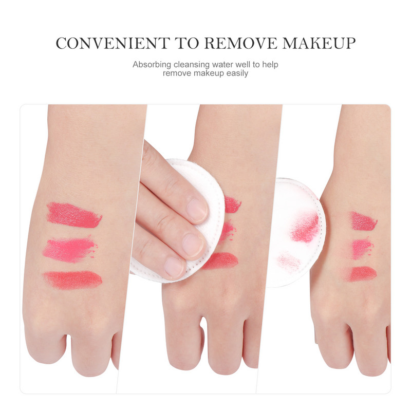 200 buc/lot Tampoane de toner Tampoane de curățare Tampoane de bumbac pentru îndepărtarea machiaj Tampoane de bumbac pentru Tampoane de machiaj Rotunde de bumbac