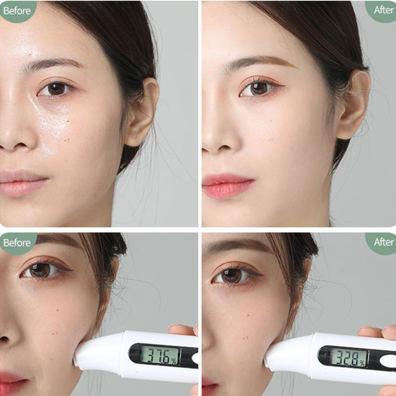 100 buc. ceai verde hârtie absorbantă facială șervețele pentru controlul uleiului foaie portabilă pentru bățare pentru față uleioasă țesături pentru maturi Accesorii de curățare