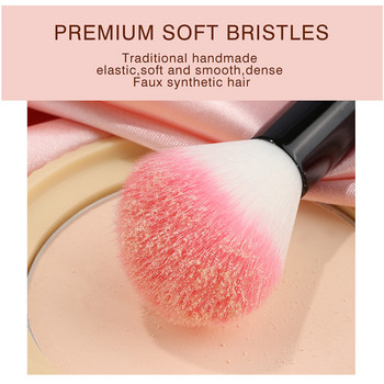 Ροζ Πινέλα Μακιγιάζ Σετ Concealer Soft Fluffy for Cosmetics Foundation Blush Powder Eyeshadow Kabuki Blending Makeup Beauty Tool
