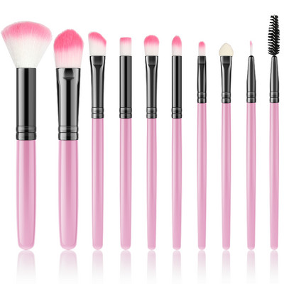 Set de pensule de machiaj roz, corector, moale, pufos, pentru cosmetice, fard de ten, pudră, fard de pleoape, instrument de frumusețe pentru amestecarea machiajului Kabuki