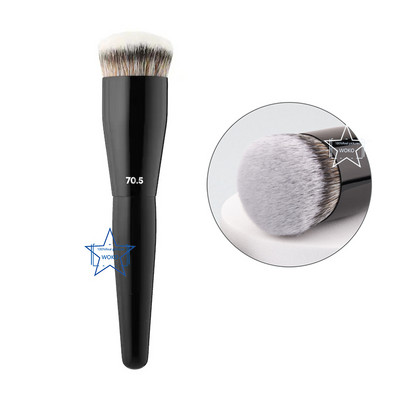S70 Cremă pentru lustruirea fondului de ten Perie de machiaj Perie mare pentru fond de ten Păr sintetic Instrument profesional de machiaj pentru fond de ten pentru conturul feței