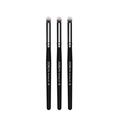 Zoreya Black Crease Pensule de machiaj Moale Păr Sintetic Set de machiaj portabil pentru fard de pleoape Perie de călătorie Instrumente cosmetice