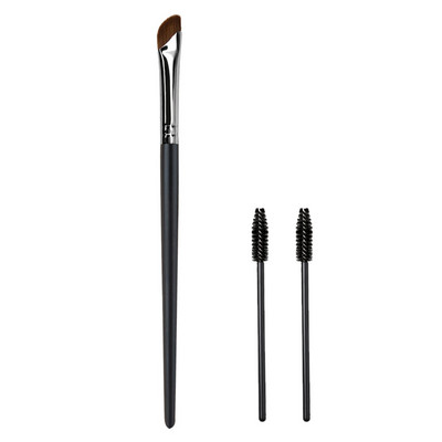 Bethy Beauty Четка за очна линия Наклонени мигли Прецизна четка за грим За течна пудра Очертание за вежди Синтетичен косъм 2бр.