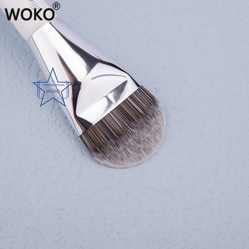 Pensula mare pentru fond de ten Penslă pentru fond de ten, lată, pentru fond de ten BB Cream, pensulă lichidă pentru machiaj, perie mare pentru fond de ten sintetică