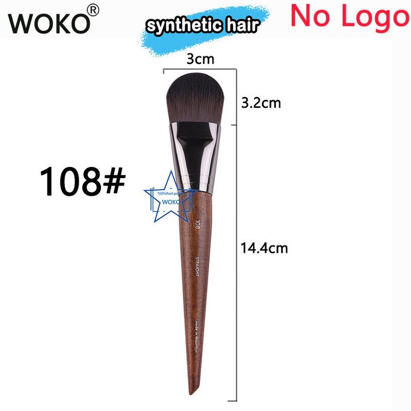 Pensula mare pentru fond de ten Penslă pentru fond de ten, lată, pentru fond de ten BB Cream, pensulă lichidă pentru machiaj, perie mare pentru fond de ten sintetică