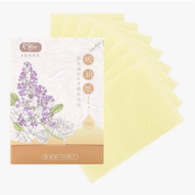 100p Ulei facial coli de hârtie Rolă de curățare pentru controlul uleiului de față Hârtie absorbantă Instrumente de machiaj pentru frumusețe Servețele pentru față portabile