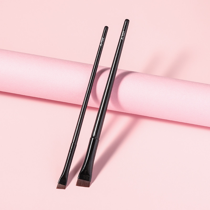BETHY 2PCS Eye Liner Četkica za obrve Profesionalna četkica za šminkanje Kozmetički alat za Eye Brow Gel Crease Eyeliner Make Up