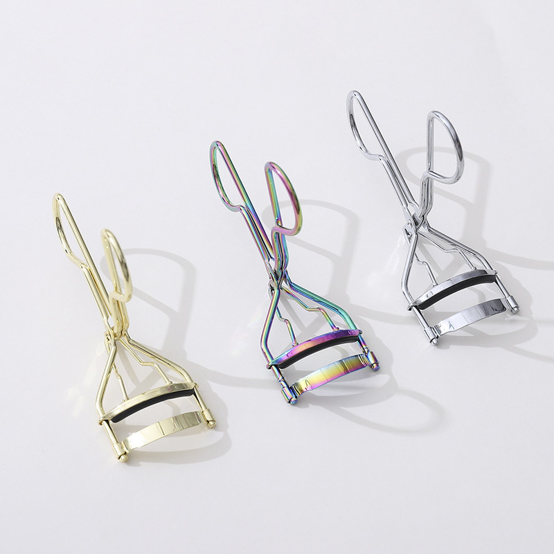 Sieviešu skropstu lokotājs ir piemērots visām acu formām Skropstu lokošanās pincetes Ilgnoturīgs profesionālais acu grims Piederumi instrumenti