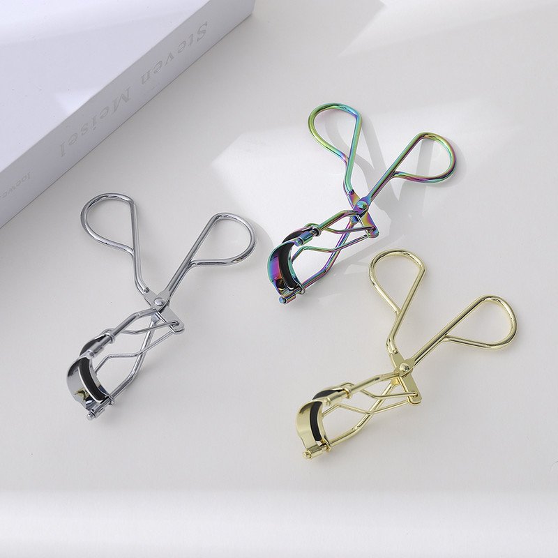 Sieviešu skropstu lokotājs ir piemērots visām acu formām Skropstu lokošanās pincetes Ilgnoturīgs profesionālais acu grims Piederumi instrumenti